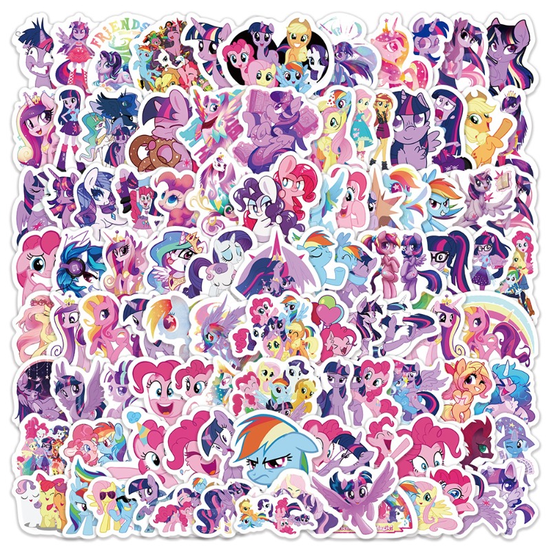 Anime Merchandise - 100 Stück Cartoon My Little Ponys