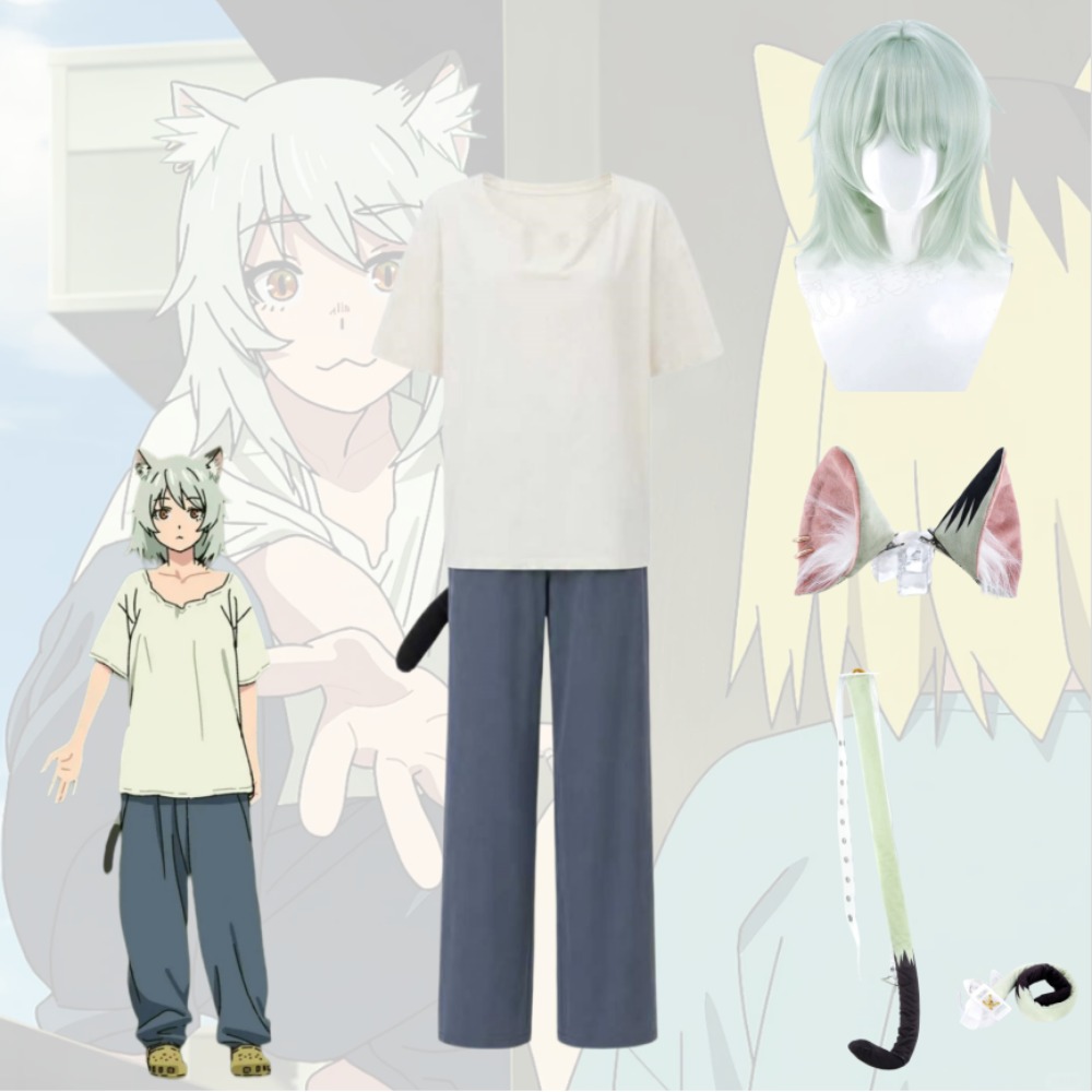 Anime Merchandise For Girls - Yani Neko Chainsmoker Cat Nikuko Cosplay-Kostüm
