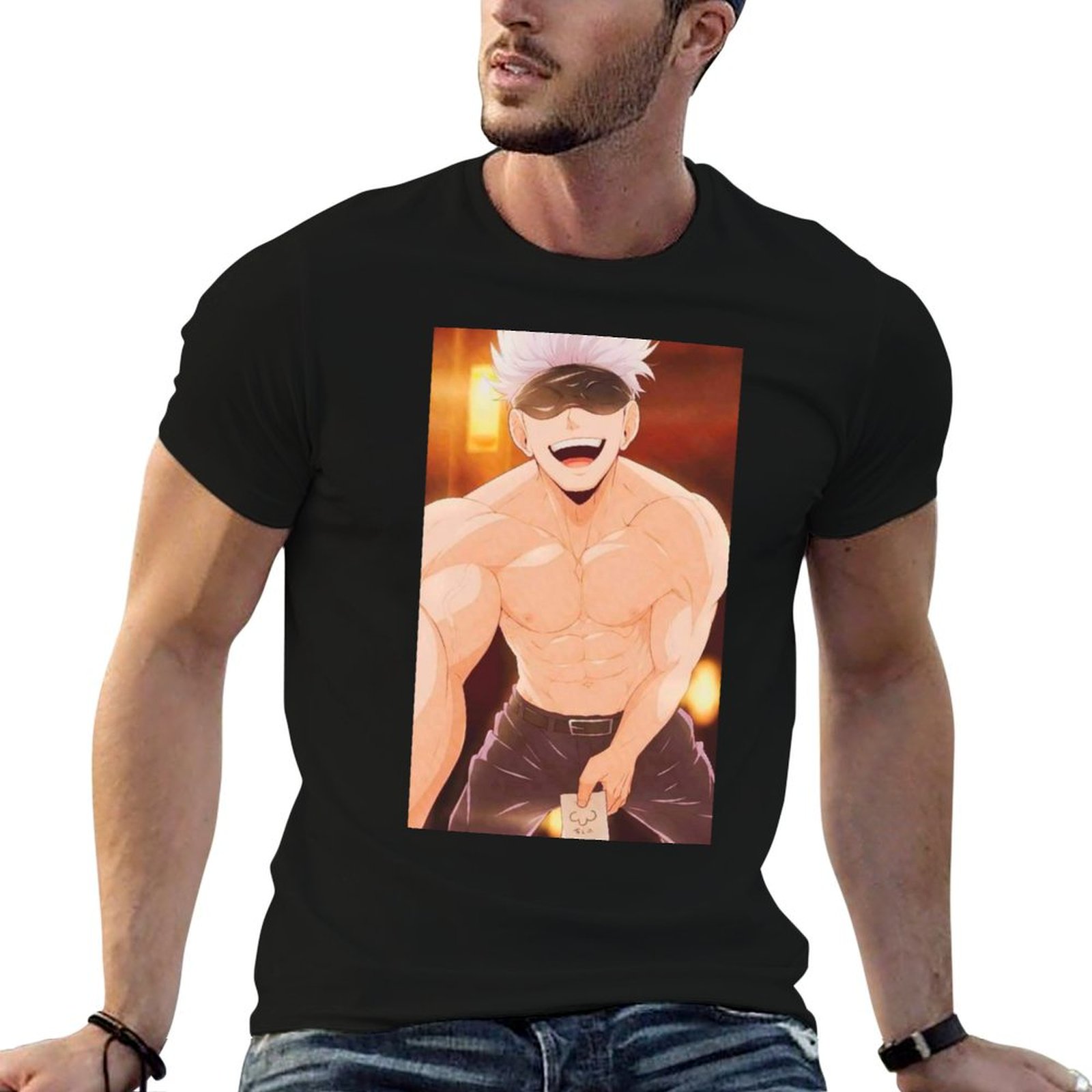 Gojo Satoru Merchandise T-Shir – Anime Merchandise T-Shirts Bewertung und Preis